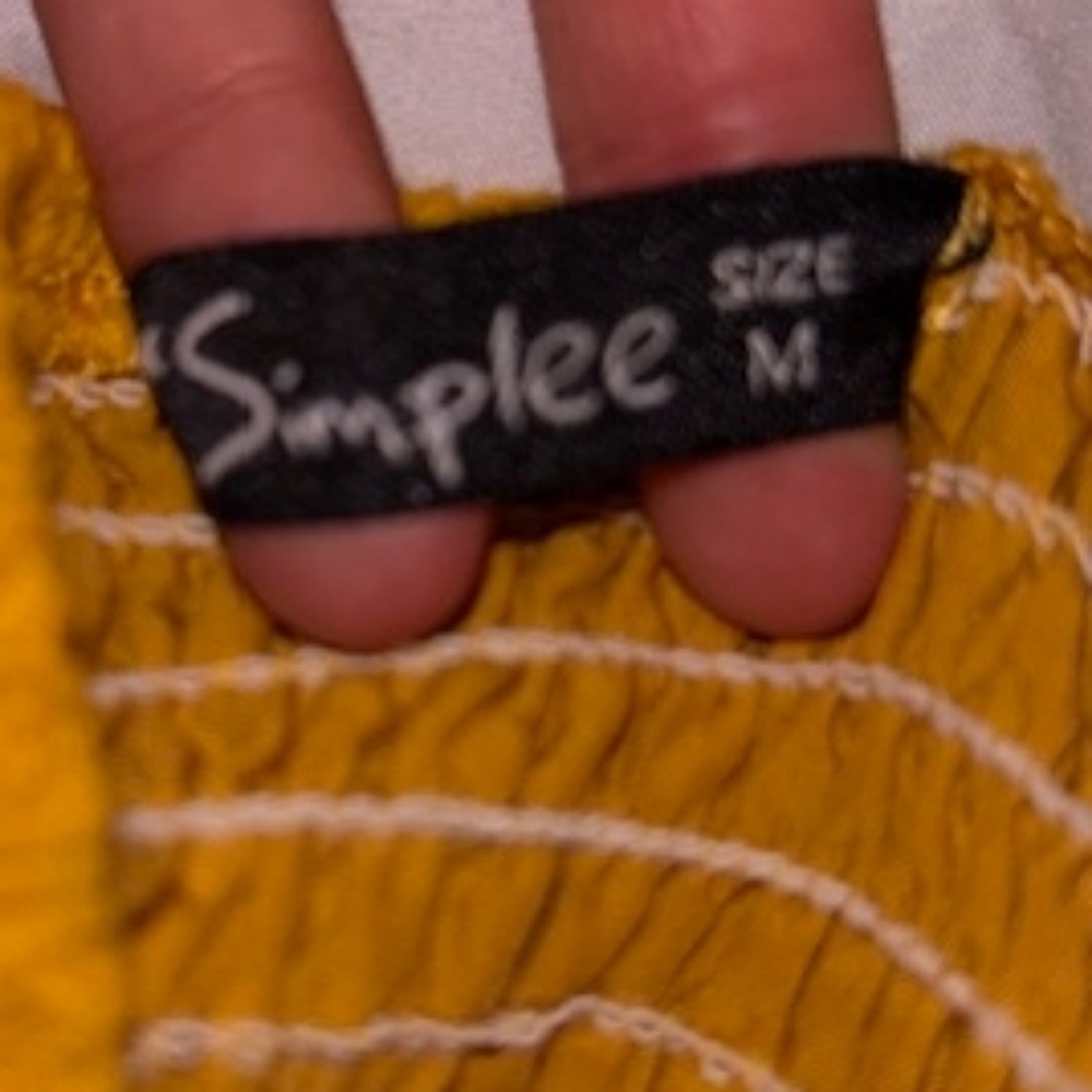 Simplee Apparel Yellow Dress - Picture 4 of 6